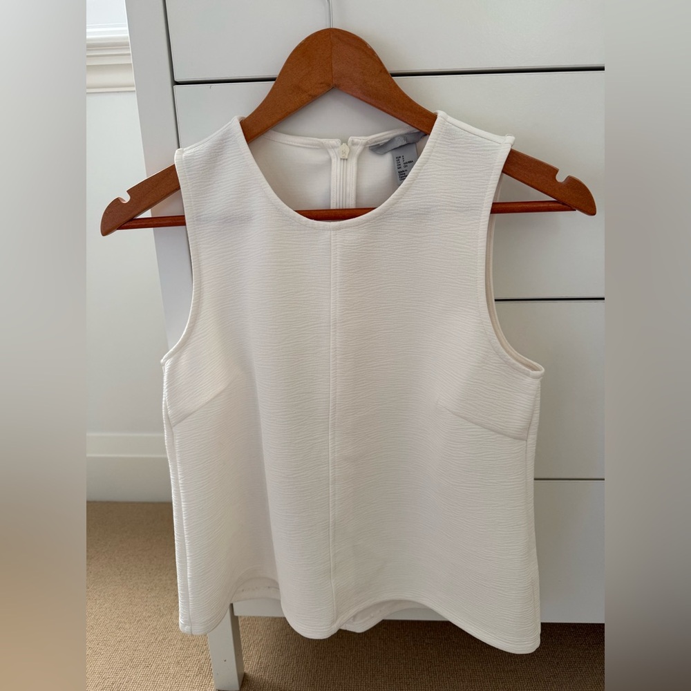 H&M dressy tank top with back zipper